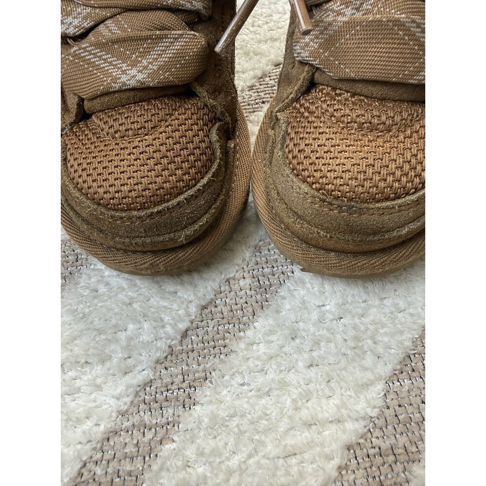 UGG Unisex Lowmel Sneakers Toddler Chestnut Suede Sheepskin Size US 7/EU 23.5 - Picture 12 of 14